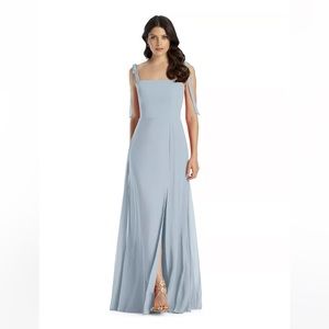 Shoulder Tie Chiffon A-Line Gown
DESSY COLLECTION

Wedding Bridesmaid Dress
